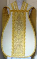 White French Latin Church Vestment